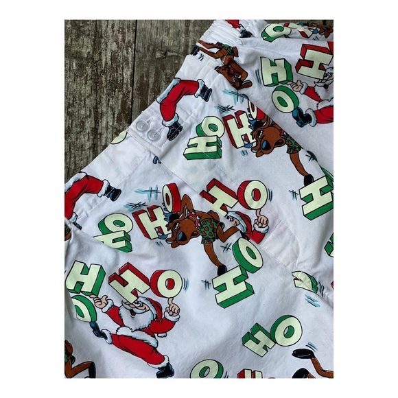 Vintage 1991 Santa Boxer Shorts Retro Christmas - Picture 5 of 8